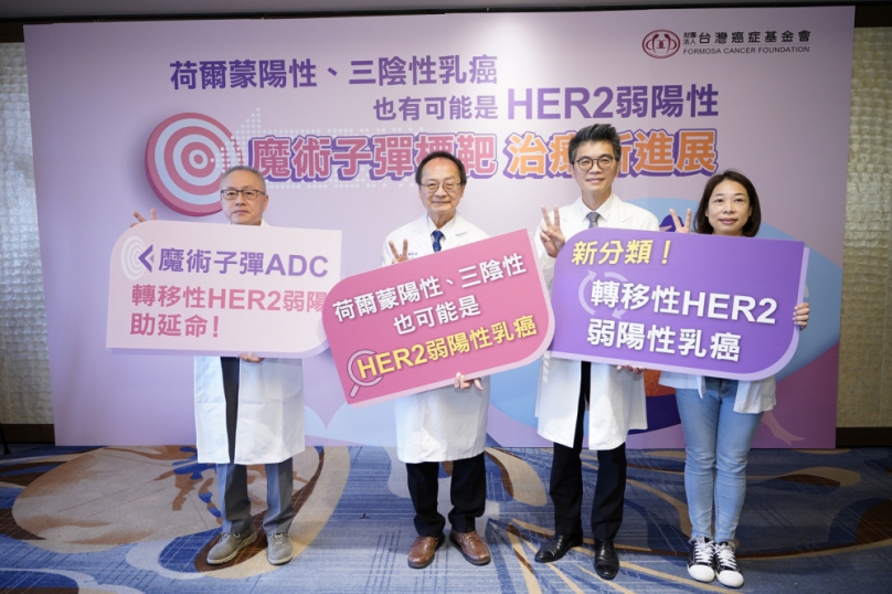 轉移性HER2弱陽性乳癌衛教新分類  魔術子彈ADC保眼助延命