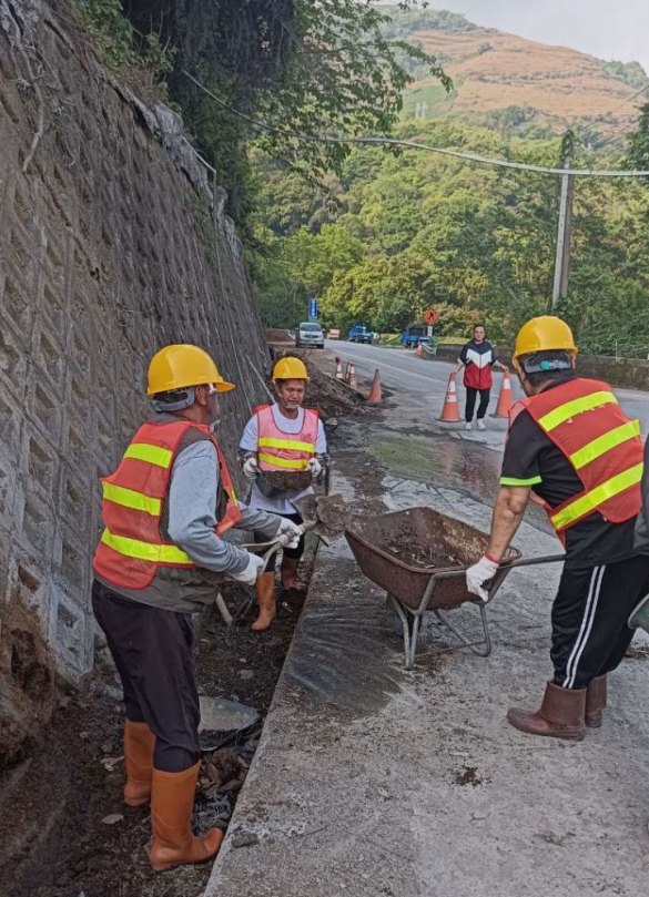 花蓮強震震出部落情！中彰投分署營建班學員自主投入南投仁愛鄉災後重建