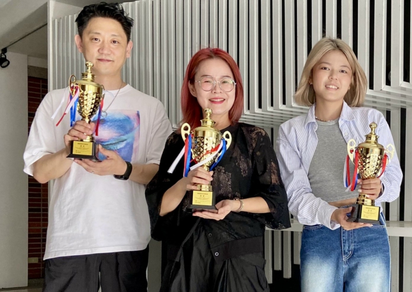 弘光科大妝品系師生獲得「韓國2024無限挑戰大賽」3座最高榮譽金獎