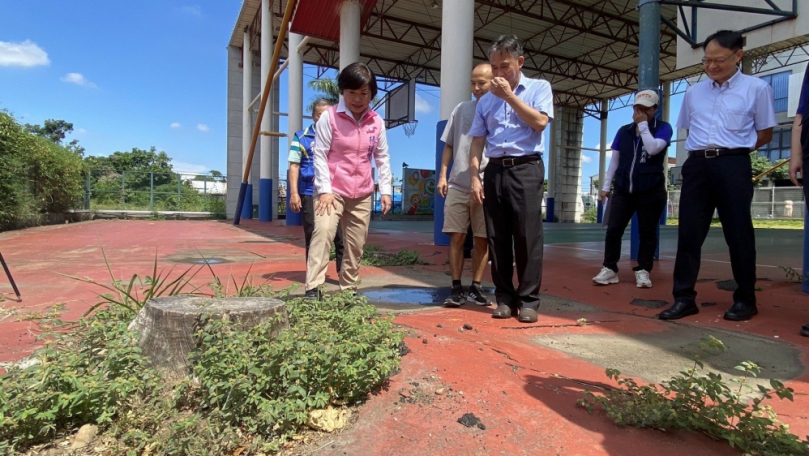 國民黨立委楊瓊瓔爭取整建學校運動設施   中央核定補助神圳國中及新興國小千萬經費