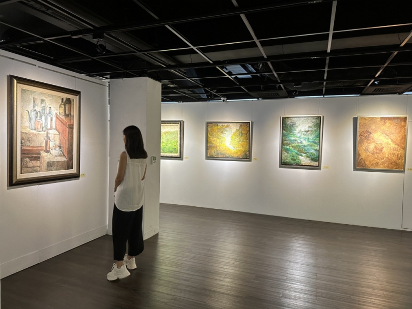 盡顯山林景緻與層次美感   新竹市文化藝廊「劉恆勇油畫展」開展