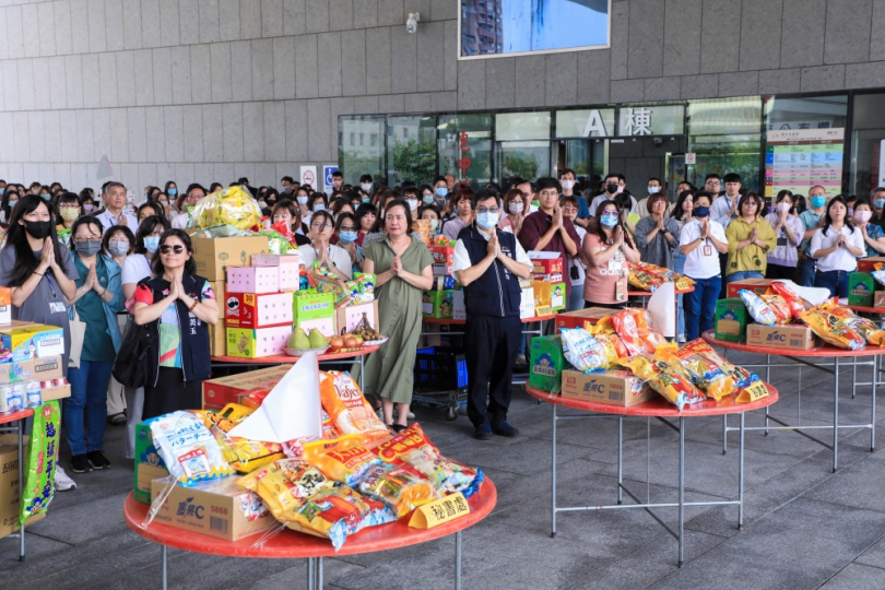 中市府中元普渡   市長盧秀燕祈求3大願望：四時無災市民安康