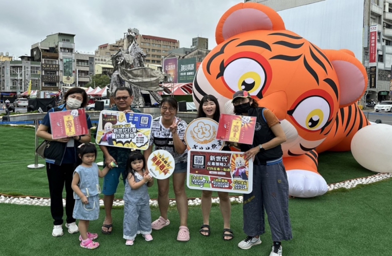 虎尾中元文化祭熱鬧開跑！　雲檢Mirai與霹靂雲警合體反詐反毒宣導