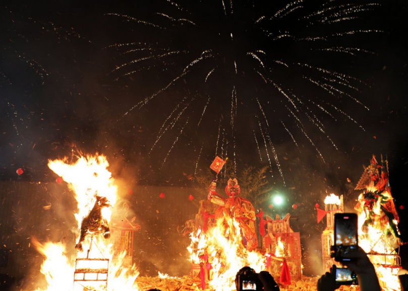 民雄大士爺祭最終科儀火化升天 三天普渡法會留下圓滿句點