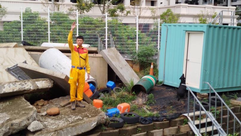 新竹市「災害搜救犬IRO國際評量檢測場地」啟用   北臺灣檢測重鎮在這裡