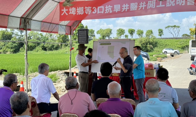 劉建國爭取1千3百多萬改善農田灌溉　協助大埤鄉抗旱井汰舊換新