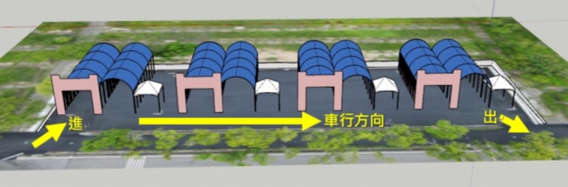 疏解治喪民眾告別場所需求  大甲殯儀館搭棚場地重整優化  即日起開放申請