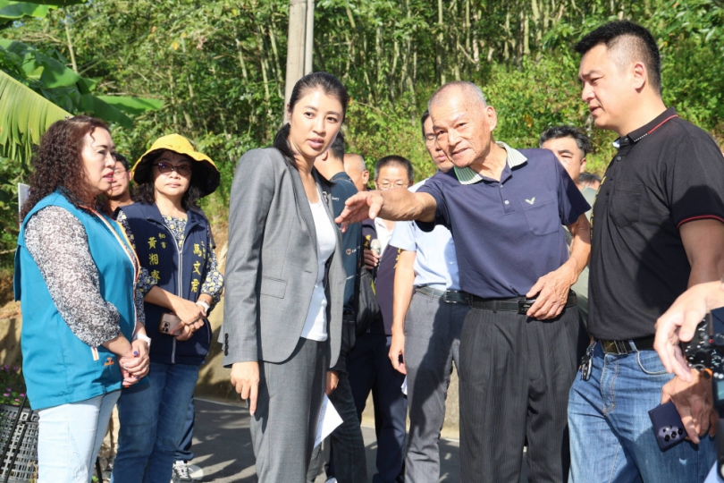 許縣長魚池鄉、國姓鄉、草屯鎮會勘 簽核16件工程逾1,800萬元改善計畫