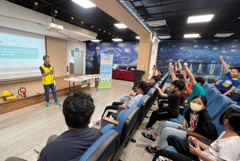 廉政教育創意出擊！林業及自然保育署臺中分署走進偏鄉校園說故事