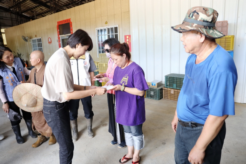 許縣長埔里勘災慰問災民 指示三方案助復建