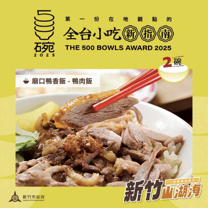 新竹市7家美食入選「500碗」  歡迎探索風城美食地圖