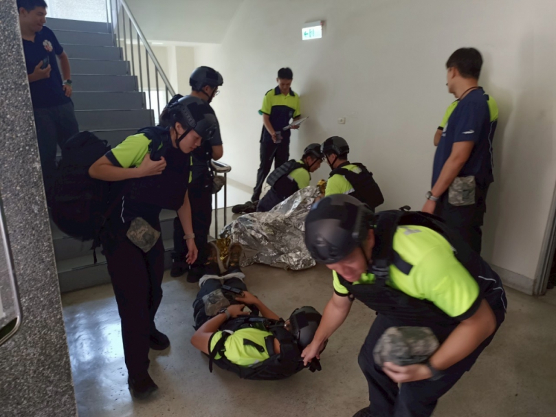 新竹市84名消防員完成戰術急救訓練   邱臣遠：繼續辦理類似訓練  厚植第一線人員救災實力