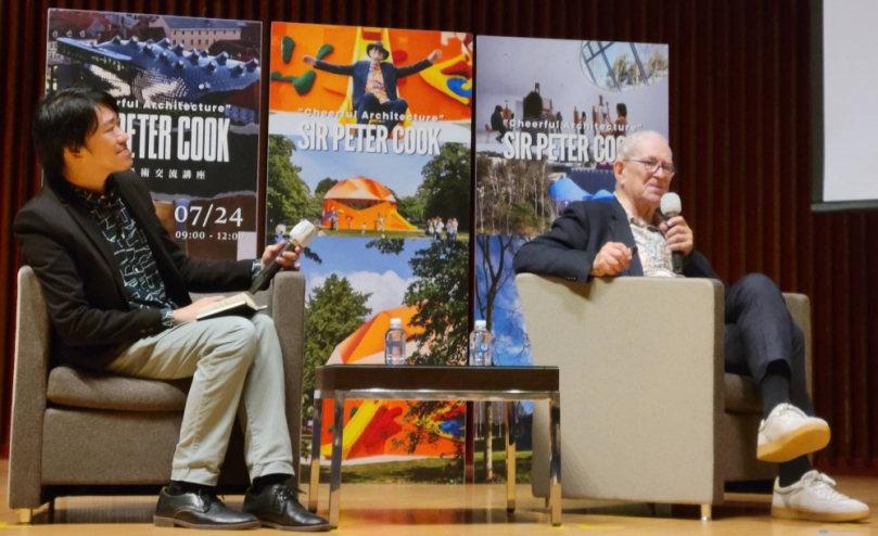 玩心創意挑戰既有思維  英國建築師暨教育家Sir Peter Cook講座在台中