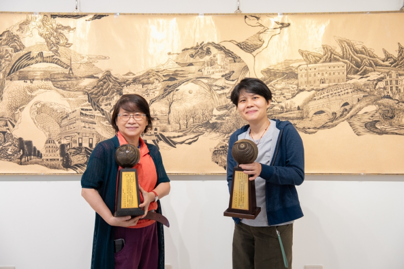 從空中俯瞰台灣情   林澄水墨再現霧峰林家傳奇