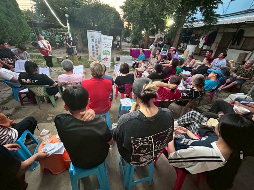 守護族人權益與財產安全   新竹市警方走入千甲聚落宣導防訪