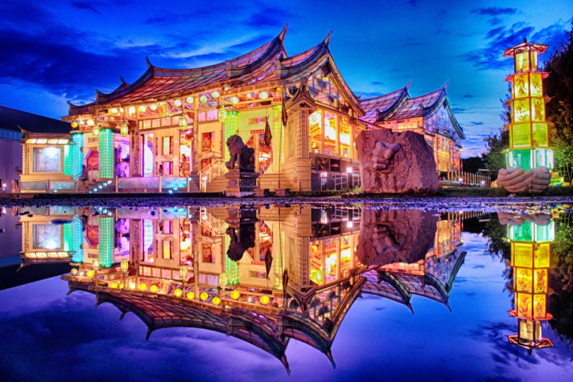 全台唯一的「玻璃廟」台灣護聖宮  台明將公司塑造注目震撼地標  盼躍上國際舞台與全世界接軌