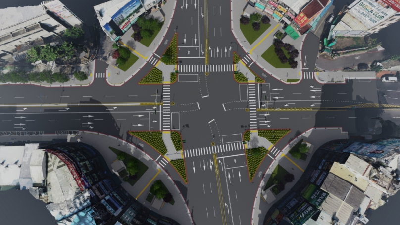 中市進化北路人行道優化並換植行道樹  建設局攜手護樹團體共創安全綠意街景