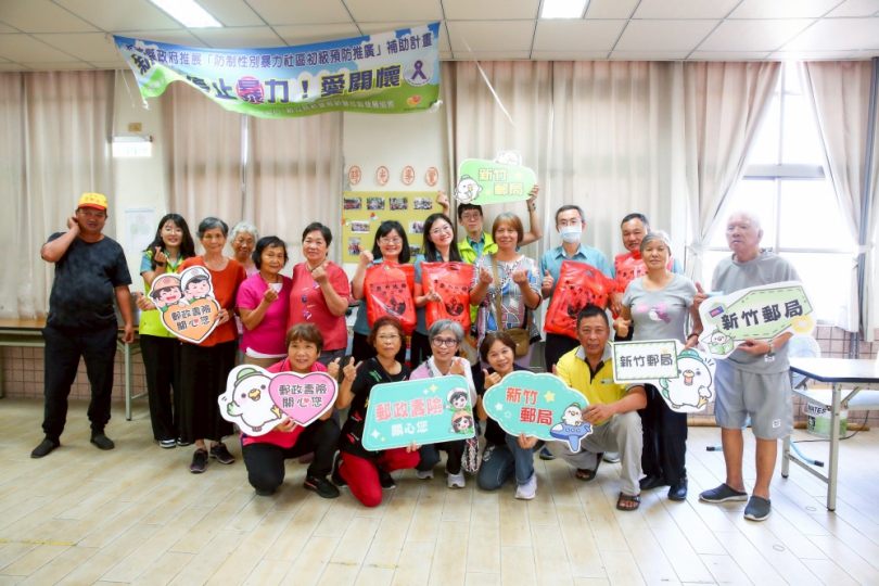 竹郵超接地氣！攜手新豐進香團辦金融知識請座   吳進益：扮好守護金融秩序角色