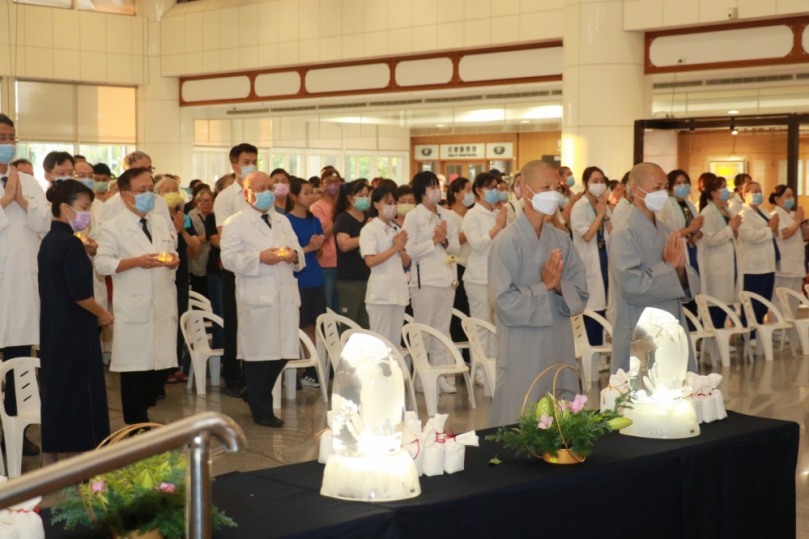 台中慈濟醫院吉祥月祈福會 呼籲蔬食聚善念護生