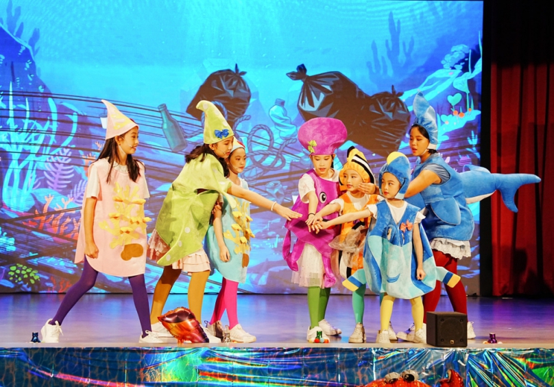 中醫大附醫攜手林增連慈善基金會共創綠色行動 親子音樂劇《海洋奇兵大冒險》奇幻上演