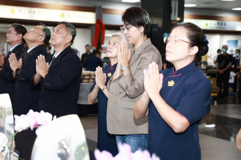 慈濟吉祥月推廣素食護地球 許縣長率縣府同仁響應