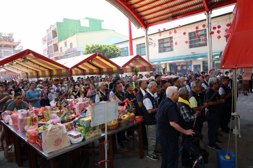 保生大帝台灣開基祖廟學甲慈濟宮舉辦中元普度大拜拜