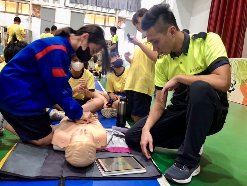 關鍵時刻你就是救命天使！新竹市辦理校園CPR認證