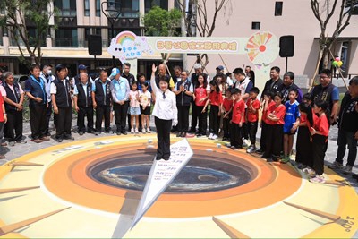 中市大肚「日晷公園」啟用成打卡熱點