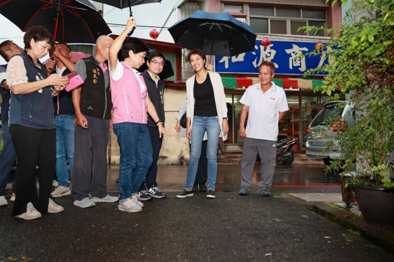 縣長許淑華南投市會勘　同意1600餘萬改善基層建設