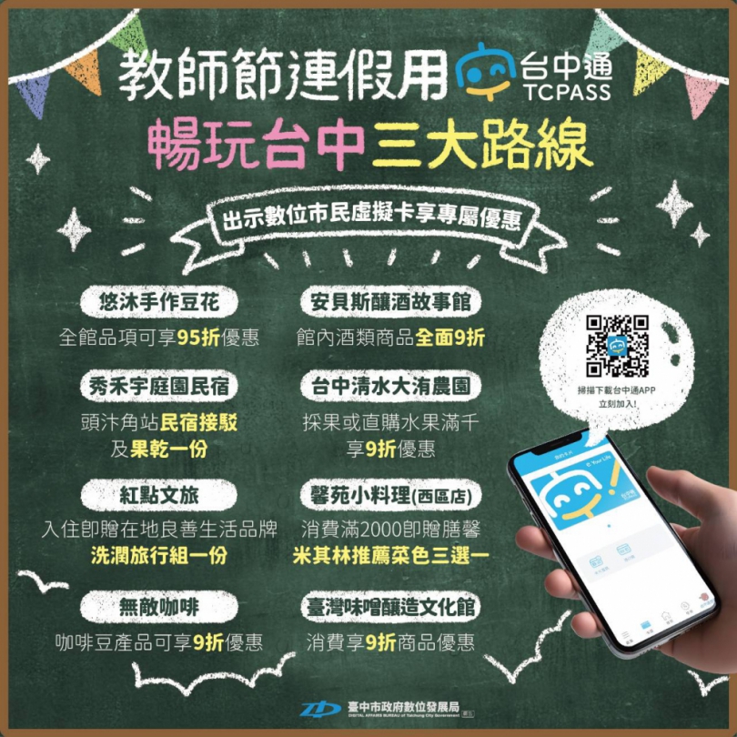 老師謝謝您！《台中通》規劃教師節大台中專屬優惠