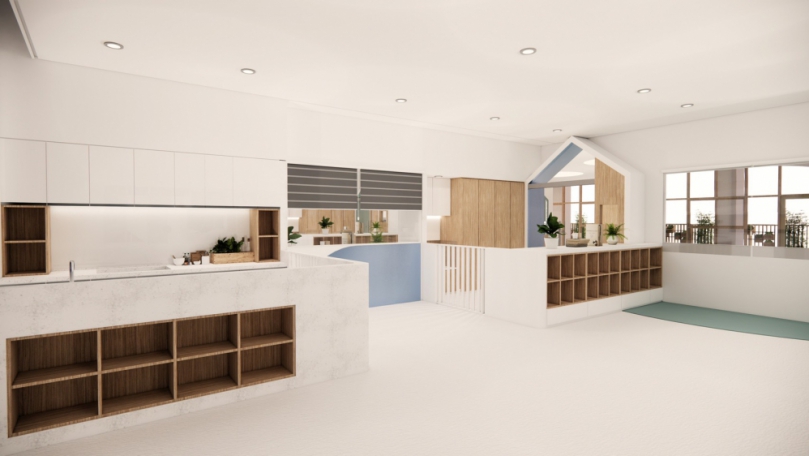 室內235坪  可收50名0至2歲嬰幼兒   新竹市關東公共托嬰中心完成設計規劃