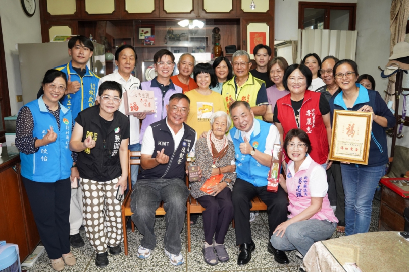 湖口長壽之鄉   百歲人瑞最多   陳見賢展開重陽敬老之旅
