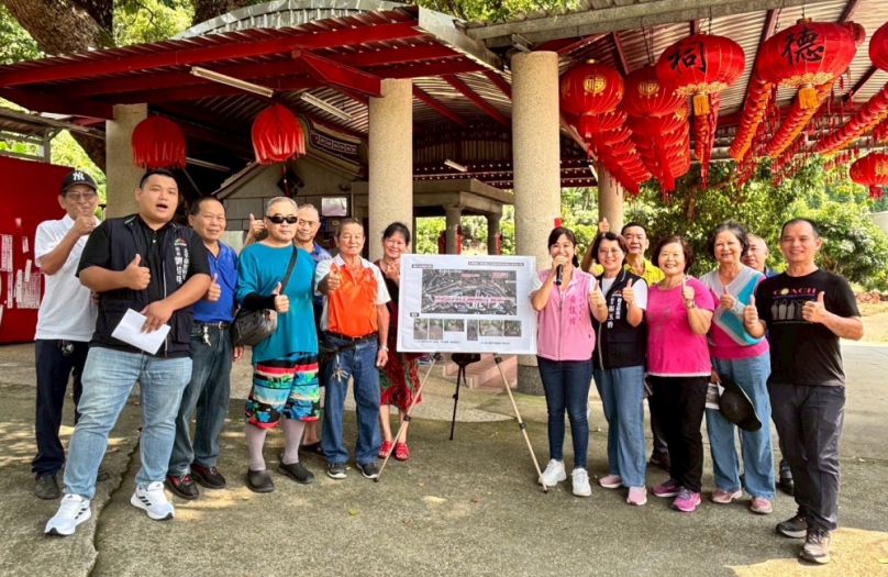 黃佳恬議員爭取200萬經費改善咬人狗坑步道聖和段11月底完工   安全舒適再升級