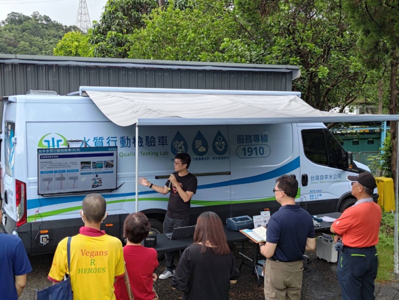 水質安全再升級  水質行動檢驗車啟航  為強化水質異常事件的應變效率與飲用水安全保障
