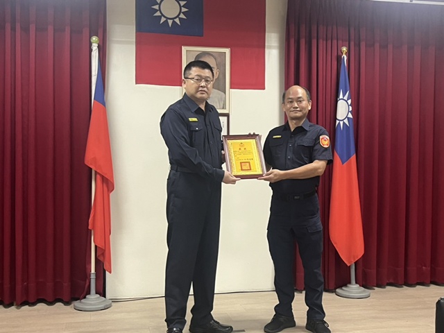 優秀員警獲表揚   霧峰分局激勵士氣強化治安管理