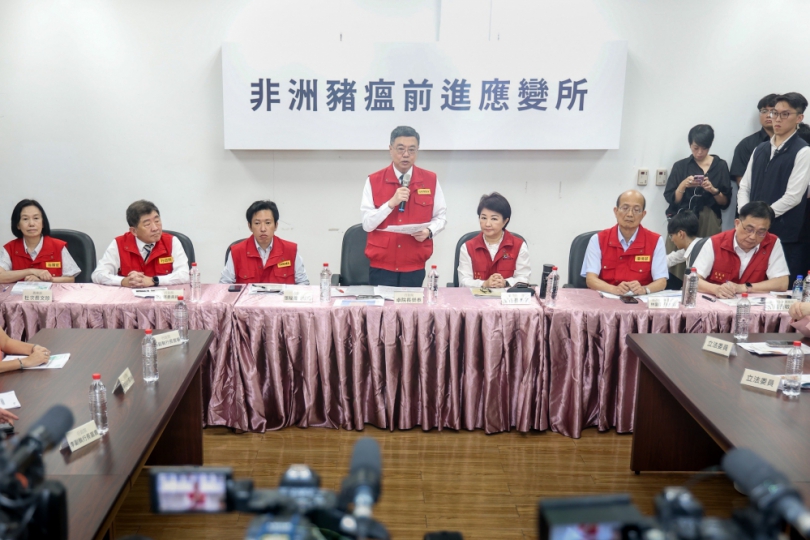 視導非洲豬瘟前進應變所  卓揆：未來5天展開120小時黃金作戰  以區塊圍堵策略阻絕疫情擴散