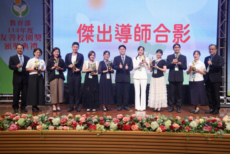 全國唯二   新竹市教師王意如榮膺全國傑出導師獎