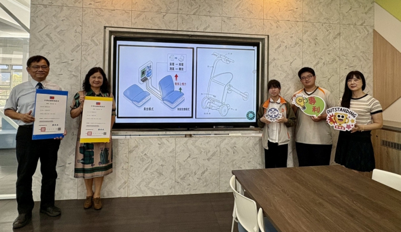 「讓愛有形，讓科技有情」暨大附中與中臺科大跨校打造智慧長照雙發明