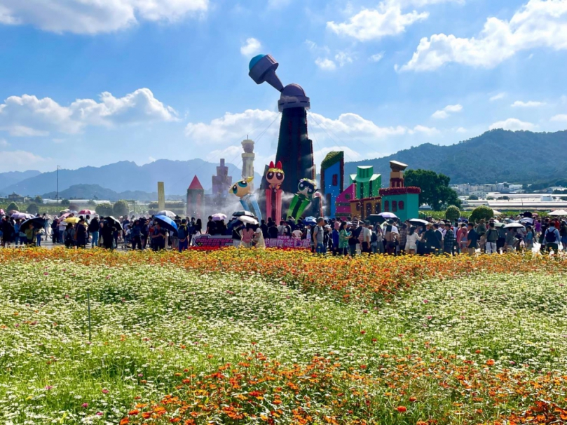 鳳凰颱風過後人潮爆發！台中國際花毯節突破百萬參觀人次 農特產品銷售飆破一千伍佰萬元