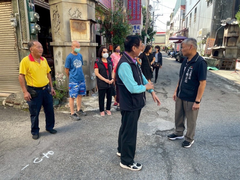 盧市長守護市民通行安全   大里區多條道路即將改善