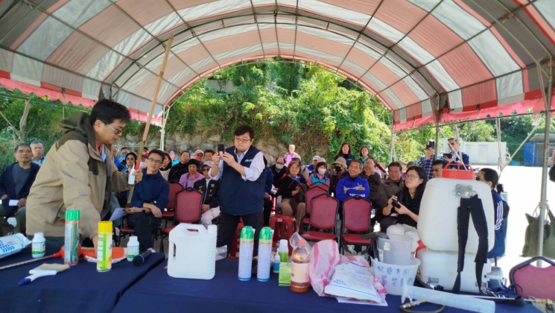 疣胸琉璃蟻防治人人有責   寶山鄉新竹首場示範會   官民展現除蟻害決心