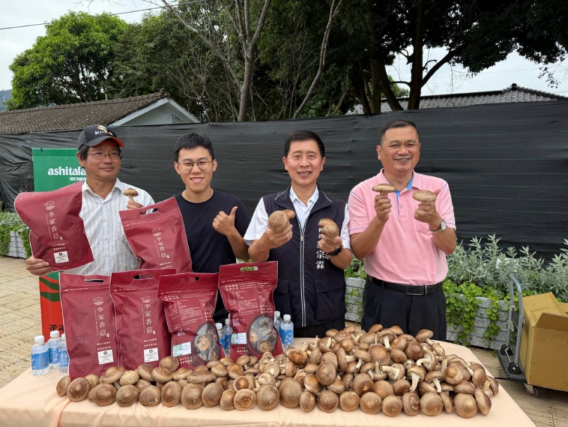 花海花毯節人氣旺、在地特產500條杏鮑菇香腸免費送 橘色波斯菊、紅色百日草、本週大爆發