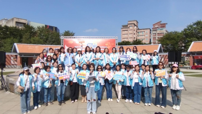 串接橘色關懷守護網   遠離憾事    竹北蘭馨交流協會黃雪印呼籲國人反性別暴力