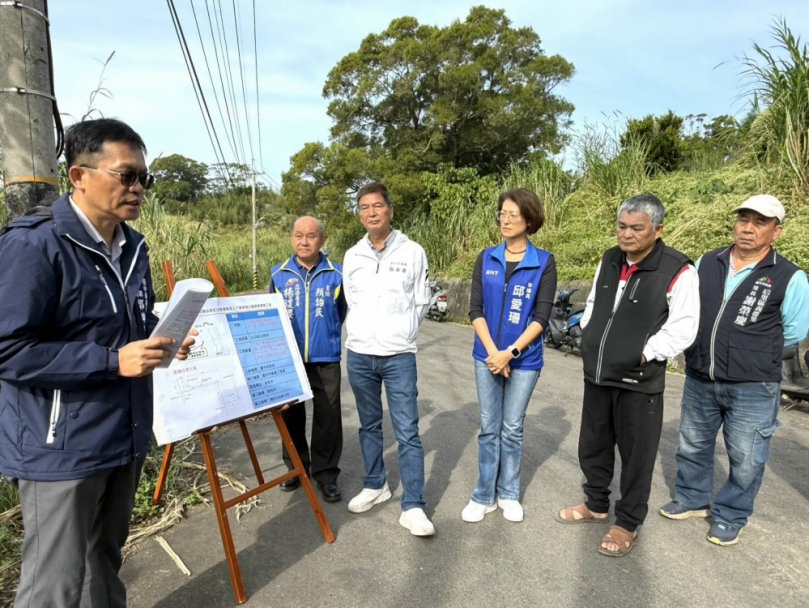 路像被撕開！后里廣益巷復建工程  立委楊瓊瓔成功爭取中央補助50%