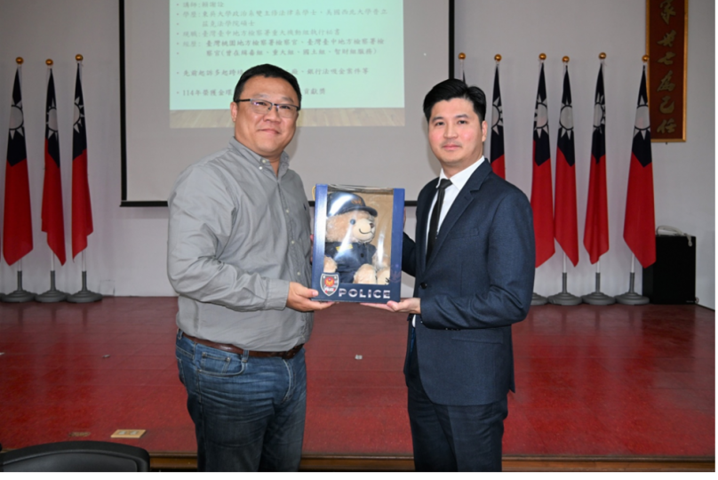 中檢檢察官賴謝詮赴警局開講  助員警建構執法素養