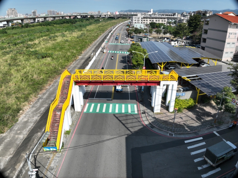 大里區甲堤南路天橋拆除明啟動！建設局斥300萬打造安全友善人行空間