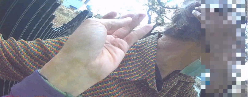 老婦外出散步途中跌倒受傷無助清水警方獲報前往協助