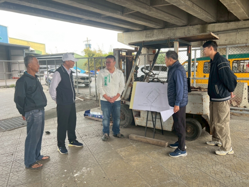 效率點亮灰色空間！民進黨市議員施志昌爭取西濱橋下活化  龜殼里籃球場明年中完工 解決髒亂與治安死角