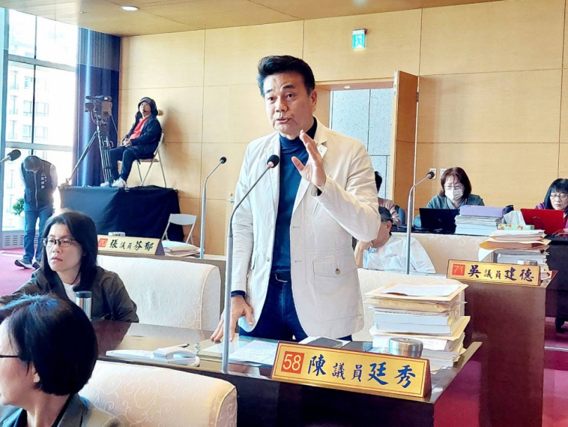 中市議會開議延宕成常態   避免議事效率的無形耗損！無黨籍議員陳廷秀程序發言請主席要求準時