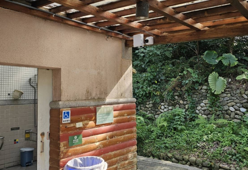 杜絕治安死角    新竹市十八尖山公廁監視器增設完成